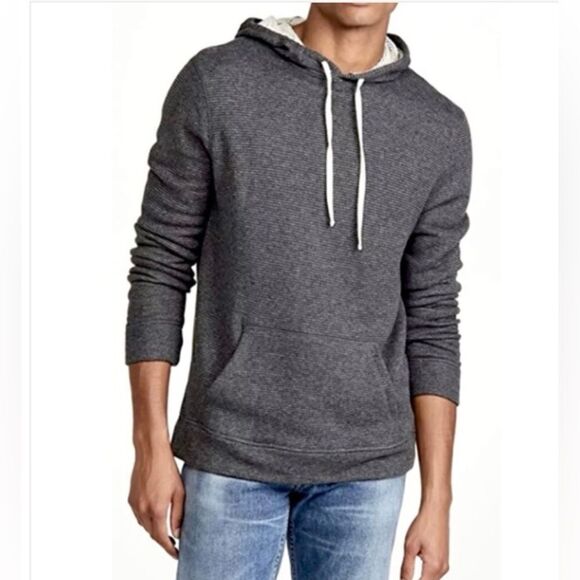 Rails Charcoal Gray Striped Men's
Smith Hooded Sweatshirt Size XXL NWOT - Picture 2 of 8